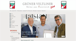 Desktop Screenshot of gruener-veltliner.de